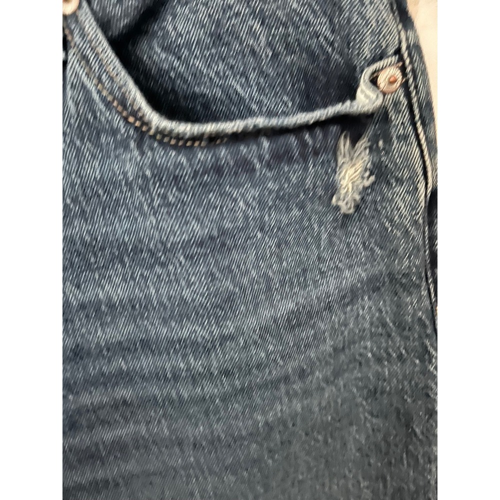 Pistola High-Rise Straight Leg Jeans — Dark Blue Wash - Picture 6 of 8